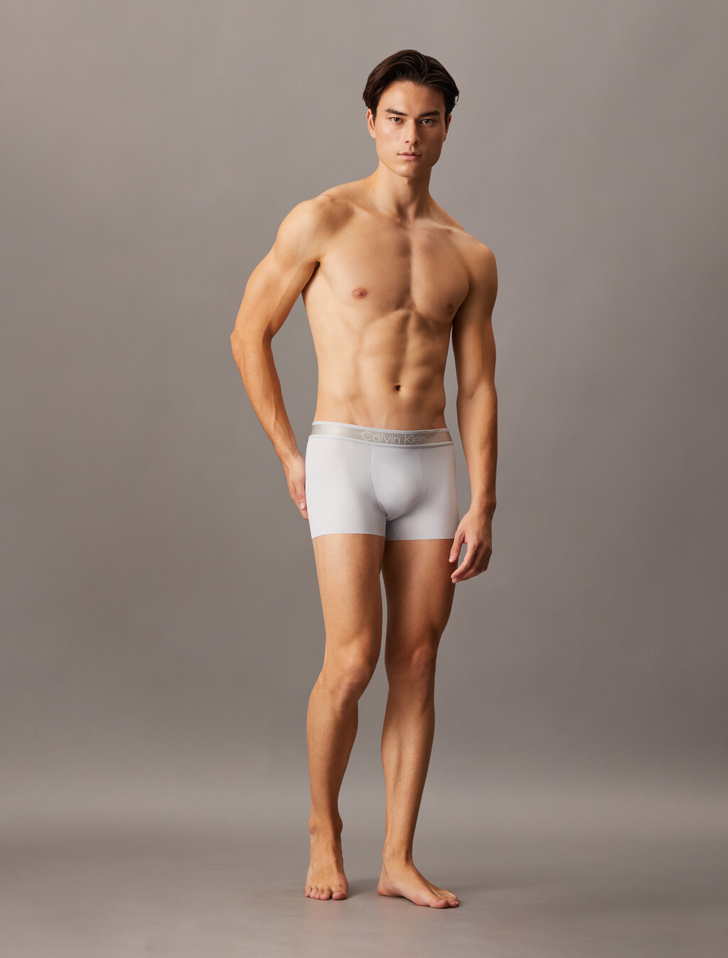 Tonal Logo Microfiber Low Rise Trunks, Plein Air, hi-res