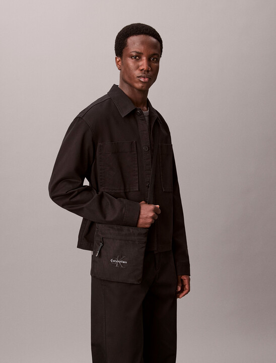 尼龍 Monogram 標誌平面包