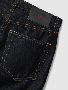 不對稱牛仔迷你裙裝, Rinse Denim, hi-res