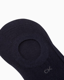 男士MONOGRAM LOGO 隱形襪, DARK BLUE, hi-res