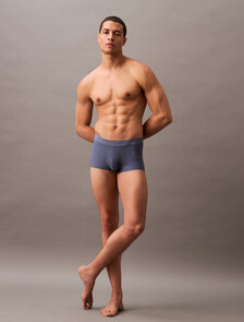 CK Black Low Rise Trunks, Bank Blue, hi-res