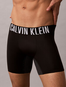 Sport Boxer Briefs - Intense Power Micro, BLACK W/ WHITE, hi-res