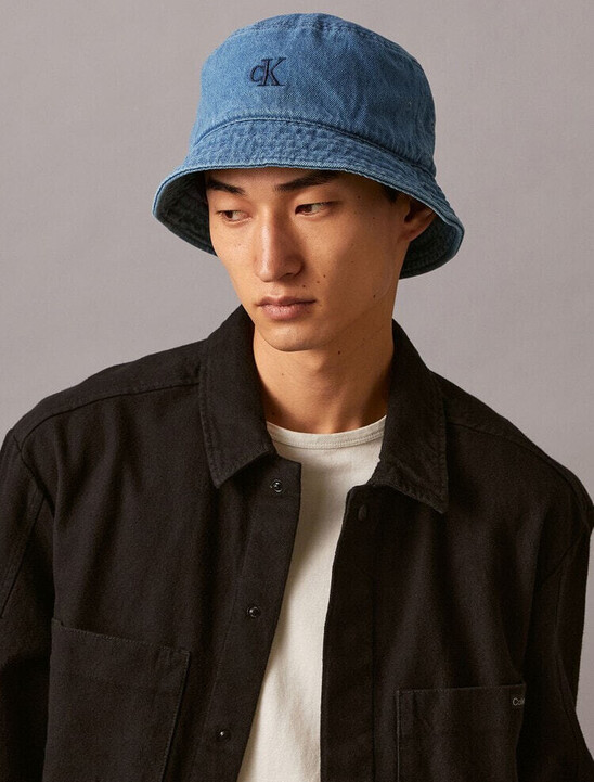 Small Monogram Denim Bucket Hat