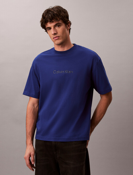 Calvin Logo Crew Neck Tee