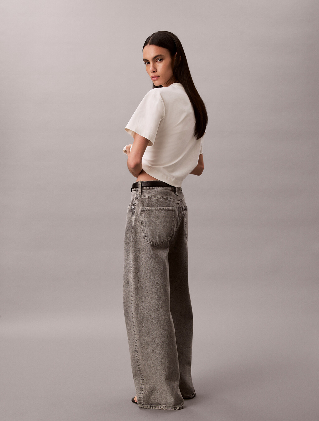 短方版印花 T 恤, Tofu, hi-res