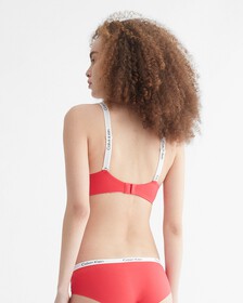 Tailored Logo Lightly Lined Wirefree Bra, Exact, hi-res