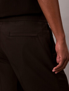 Seersucker Shorts, Black, hi-res