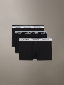 超細纖維彈性低腰平口內褲 3 件套組, BLACK/BLACK/BLACK, hi-res