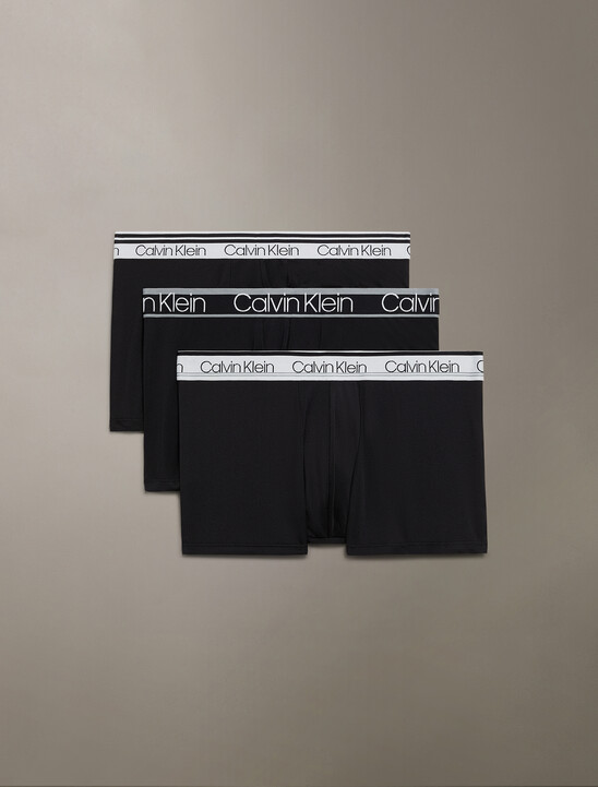 超細纖維彈性低腰平口內褲 3 件套組