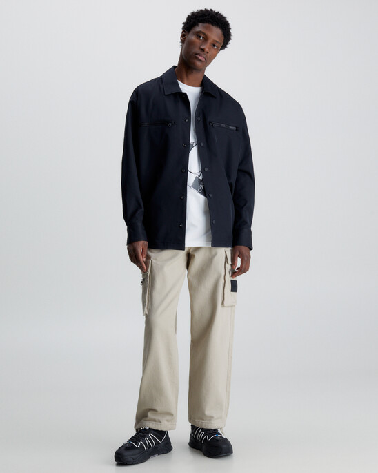 Soft Twill Shirt Jacket