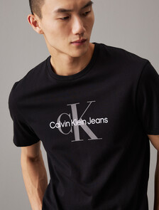 Monogram T-shirt, Black, hi-res