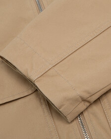 Modern Workwear Boxy Cropped Jacket, Travertine, hi-res