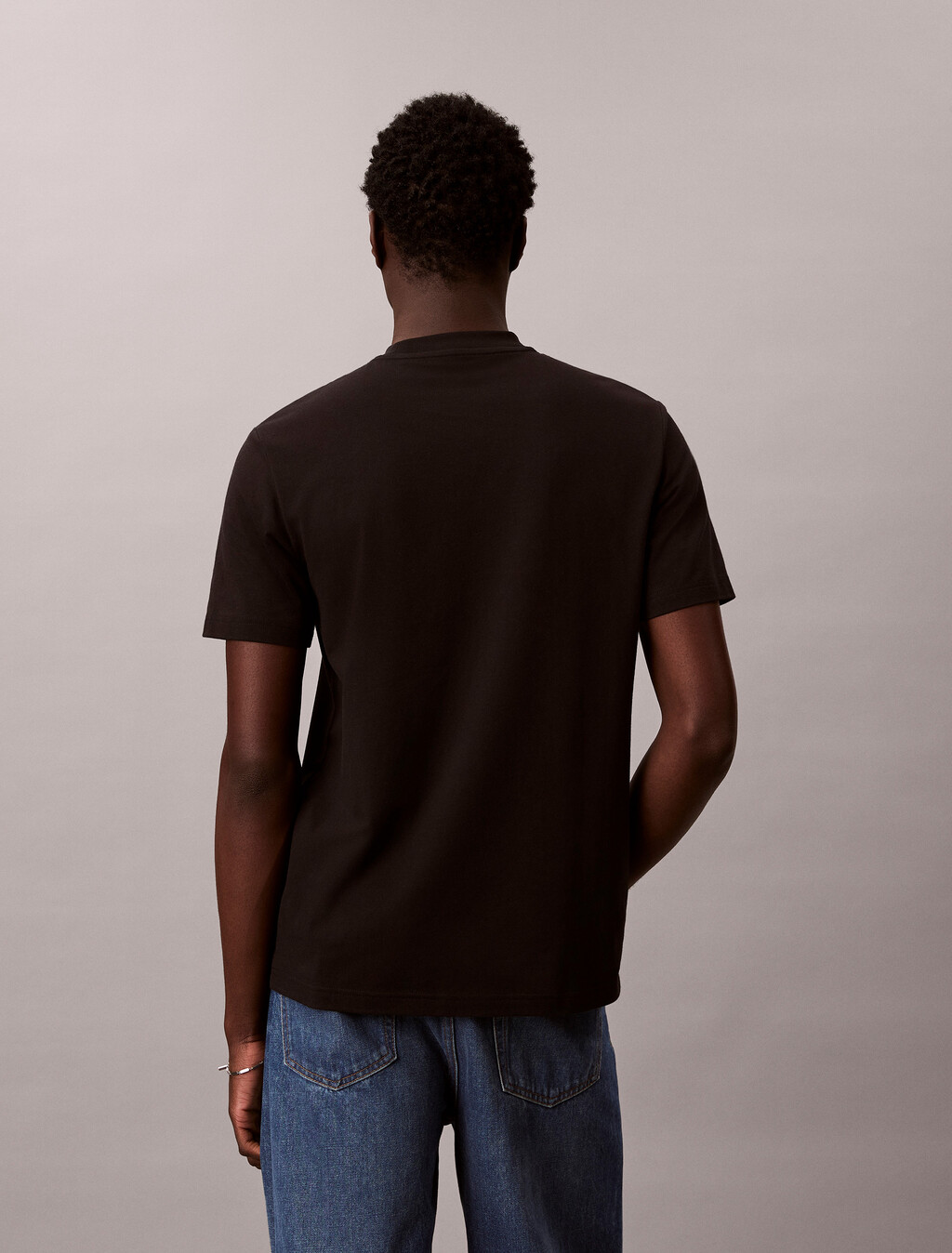 Regular Institutional Logo Tee, Black, hi-res