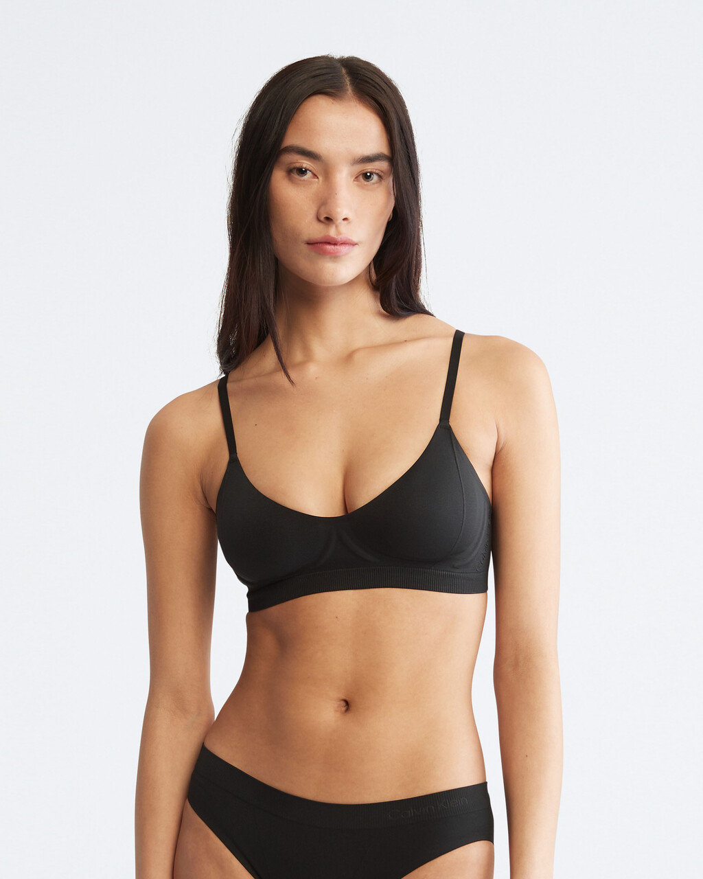 Bonded Flex Lightly Lined Bralette, Black, hi-res