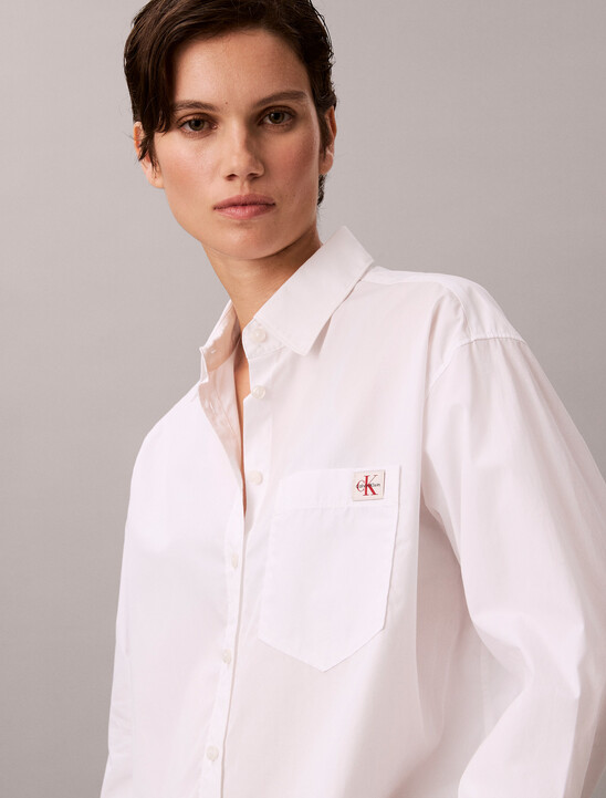 Relaxed Cotton Poplin Shirt