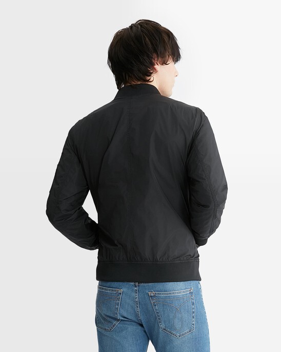 CK Badge Nylon Bomber Jacket
