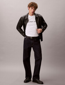 Regular Institutional Logo Tee, Bright White, hi-res