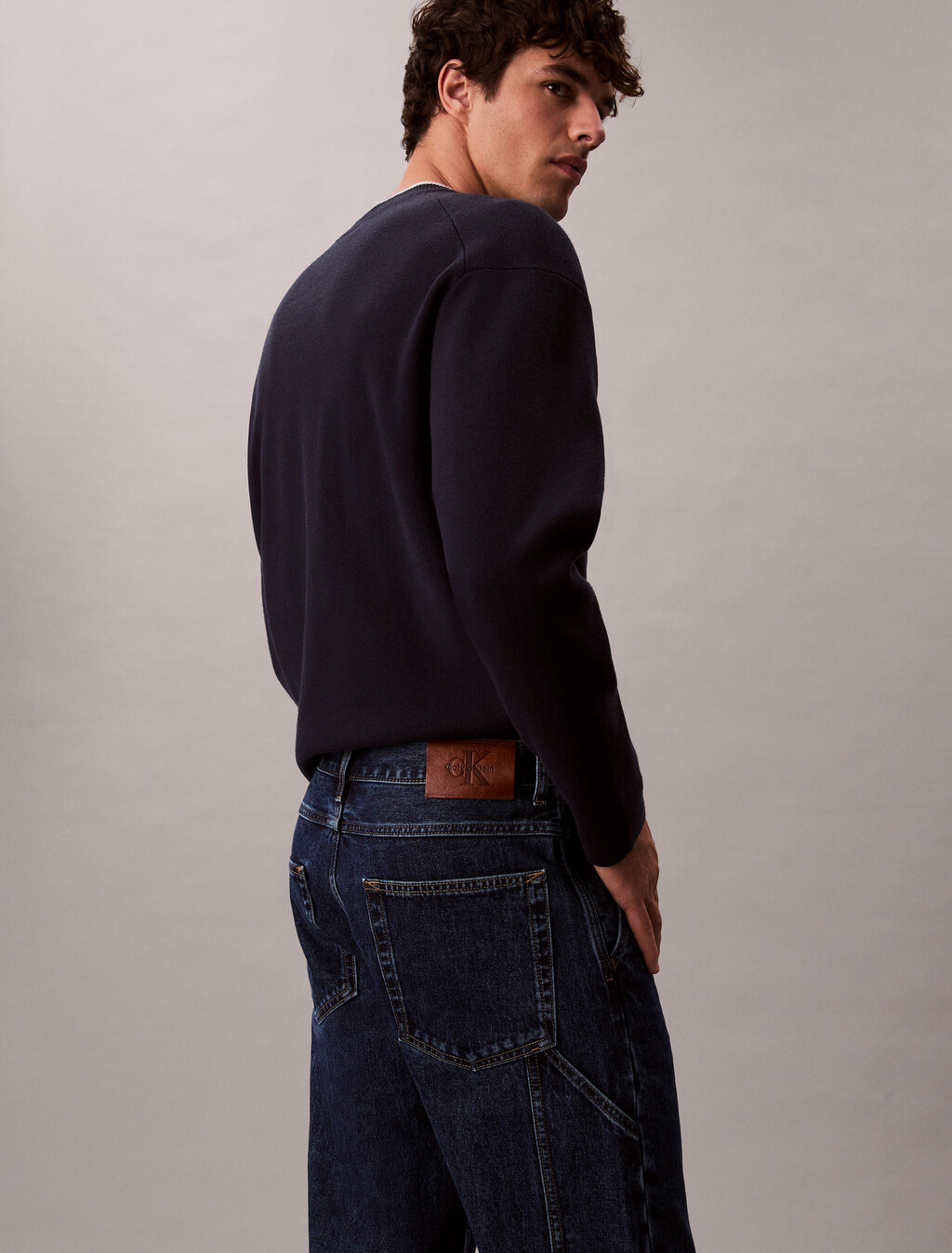 Straight Leg Carpenter Jeans, INDIGO GRAVEL, hi-res