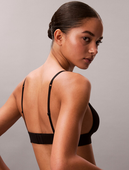 Lightly Lined Triangle Bralette - Heritage Classic Cotton Stretch