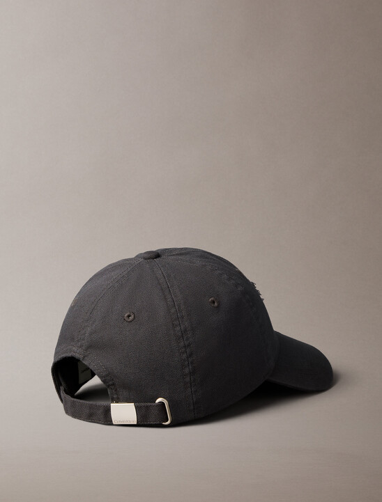 Washed Canvas Embroidered Logo Cap