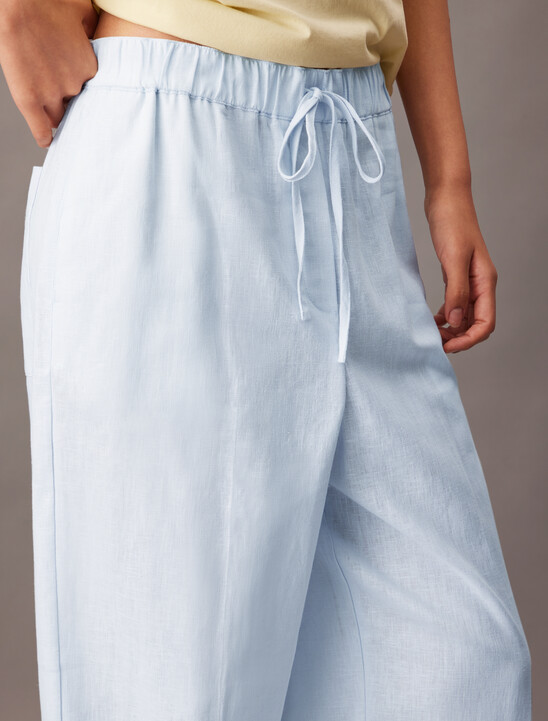 Linen Drawstring Pant
