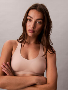 Lightly Lined Racerback Bralette - Invisibles, Cedar, hi-res
