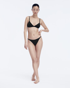 MODERN COTTON HIGH LEG TANGA, Black Beauty, hi-res