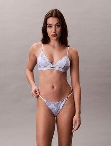 緞面三角胸圍, BUTTERCUP FLORAL HARBOUR LIGHT, hi-res