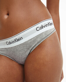 Modern Cotton Thong, GREY HEATHER, hi-res