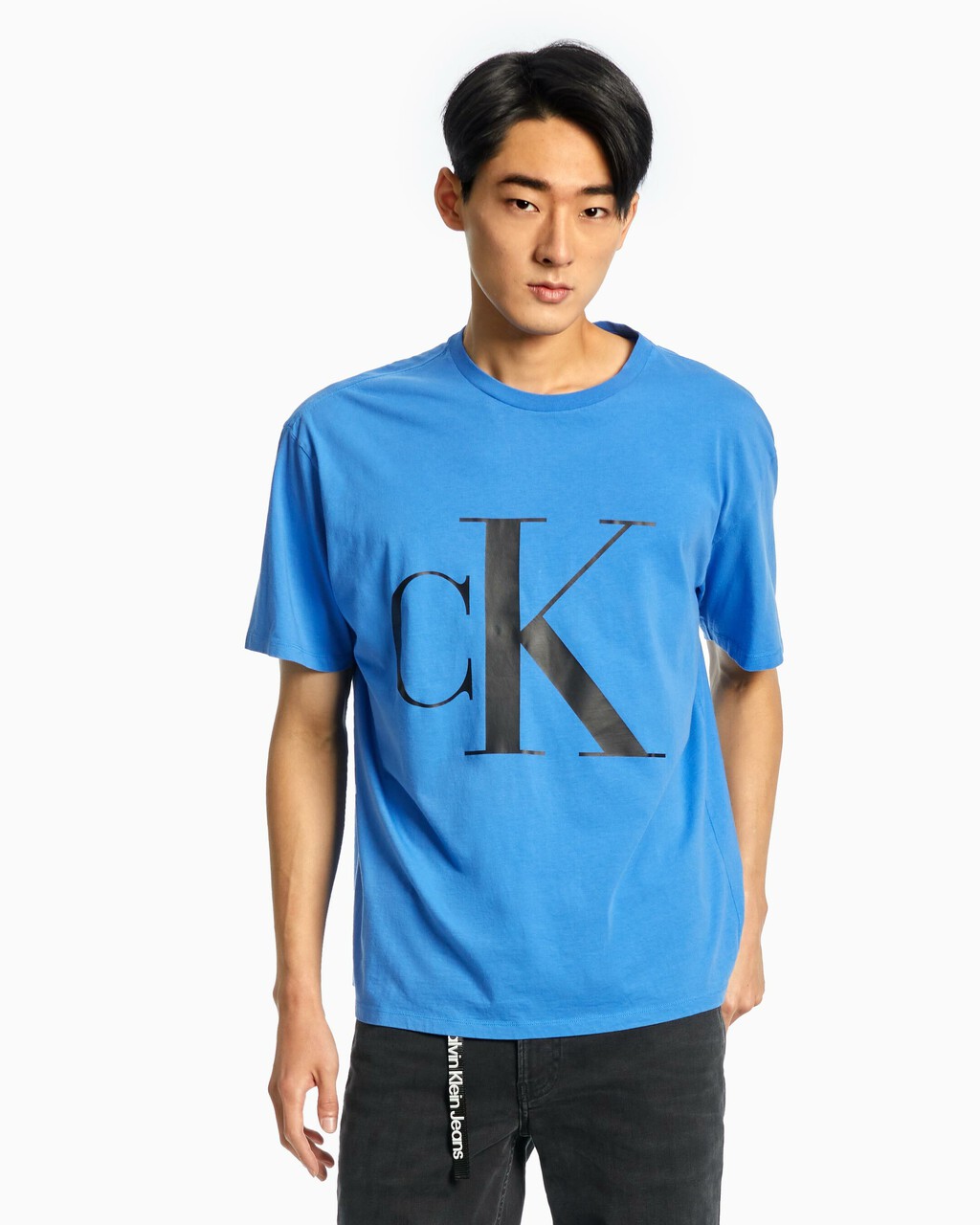 MONOGRAM RELAXED FIT TEE, PALACE BLUE-400, hi-res
