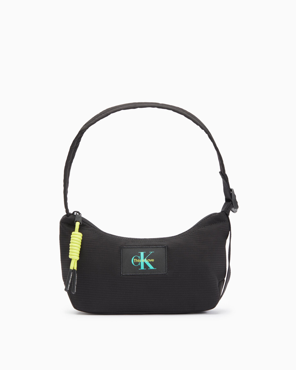 PRIDE CAPSULE CRESCENT 單肩手袋, BLACK, hi-res