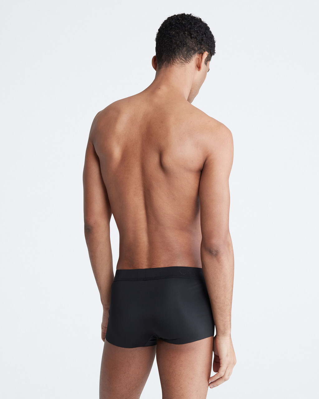 CK Black Low Rise Trunks, Black, hi-res