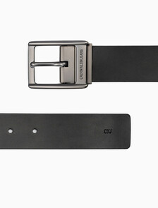 Reversible Belt 38mm, BLACK PRINT/ BL, hi-res
