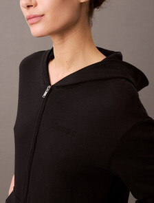 FRNCH TRRY ZP HDBlack, Black, hi-res