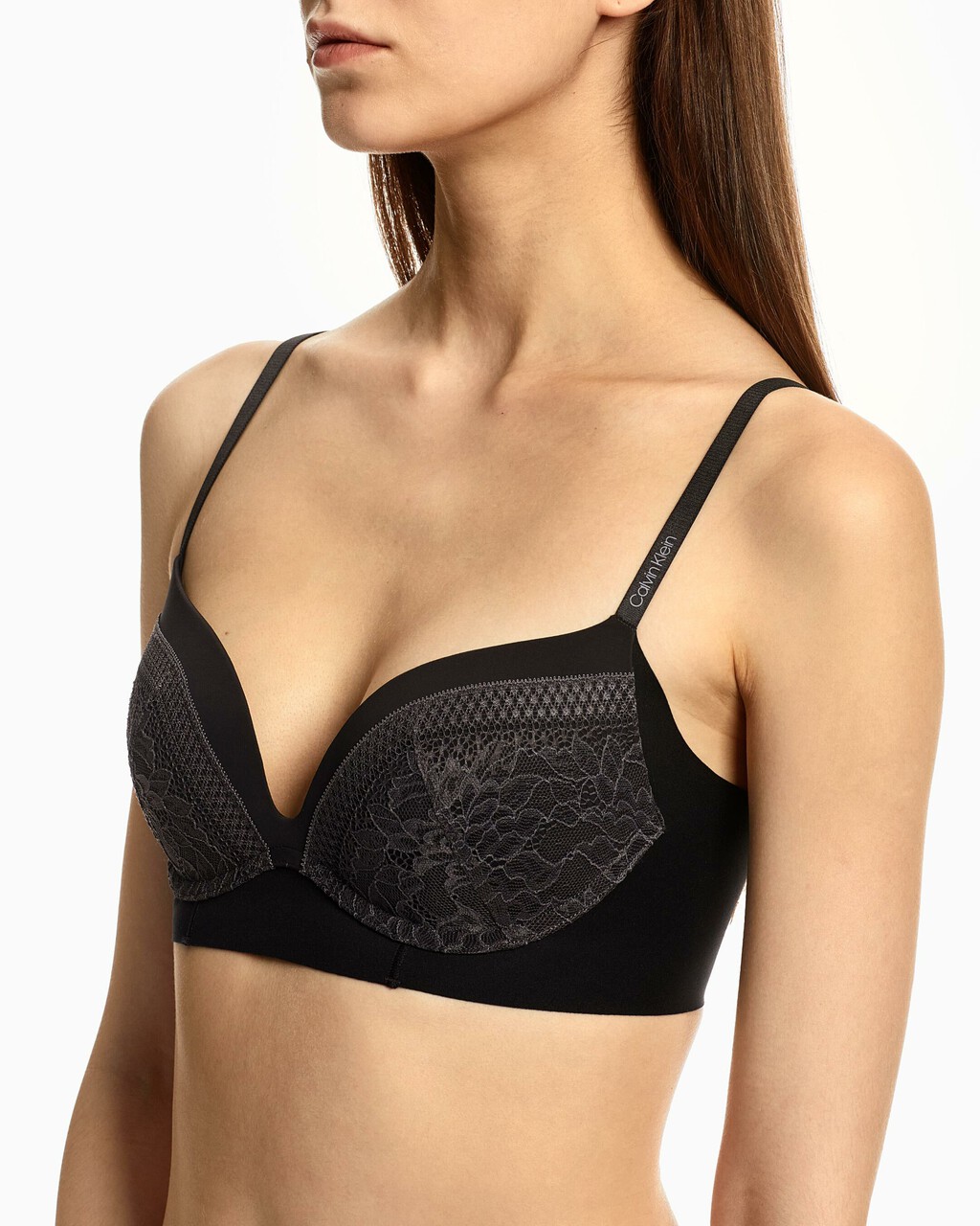 Invisibles Line Extension Push Up Plunge Bra, Beechwood