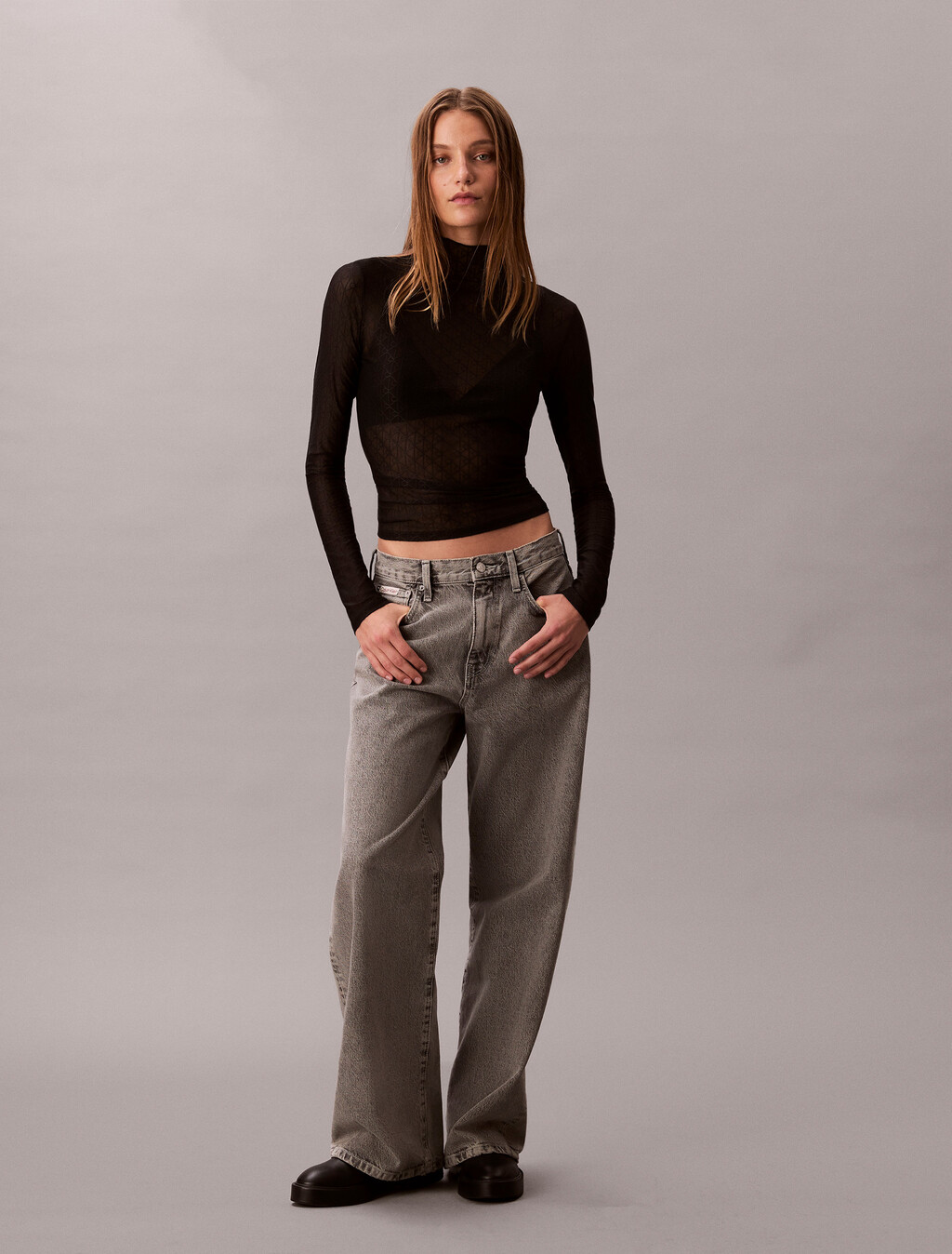 Wide Leg Jeans, GREY STERLING, hi-res