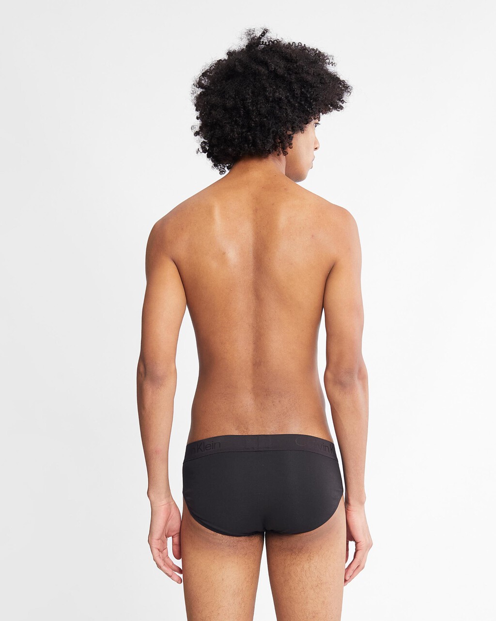 Ck Black Cotton Hipster Briefs, Black, hi-res