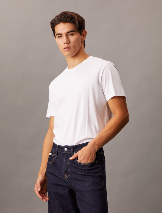Tonal Monogram Embroidery Tee