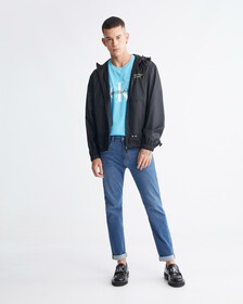 Monogram Organic Cotton 上衣, Blue Tide, hi-res