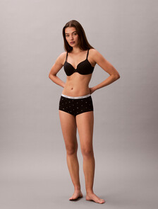 Modern Logo Hipster Panty, Seeing Stars BLACK, hi-res