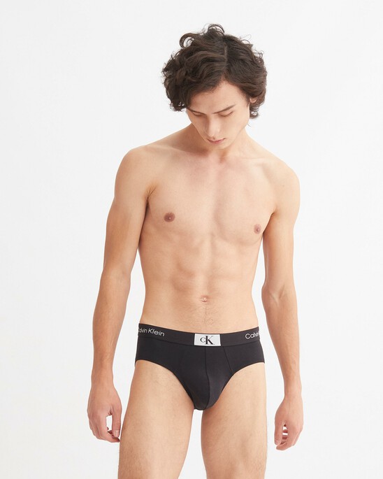 CALVIN KLEIN 1996 棉質低腰三角內褲