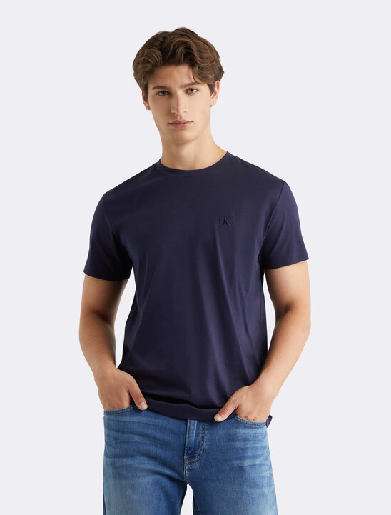 Mercerized Cotton Crewneck Slim Tee