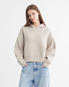 Archive Logo Fleece Hoodie, Plaza Taupe, hi-res