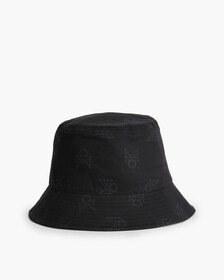 ORGANIC COTTON BUCKET HAT, MONO ALLOVER, hi-res