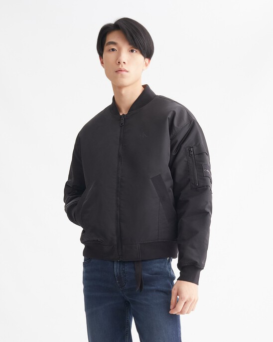 Archival Neutrals Reversible Bomber Jacket