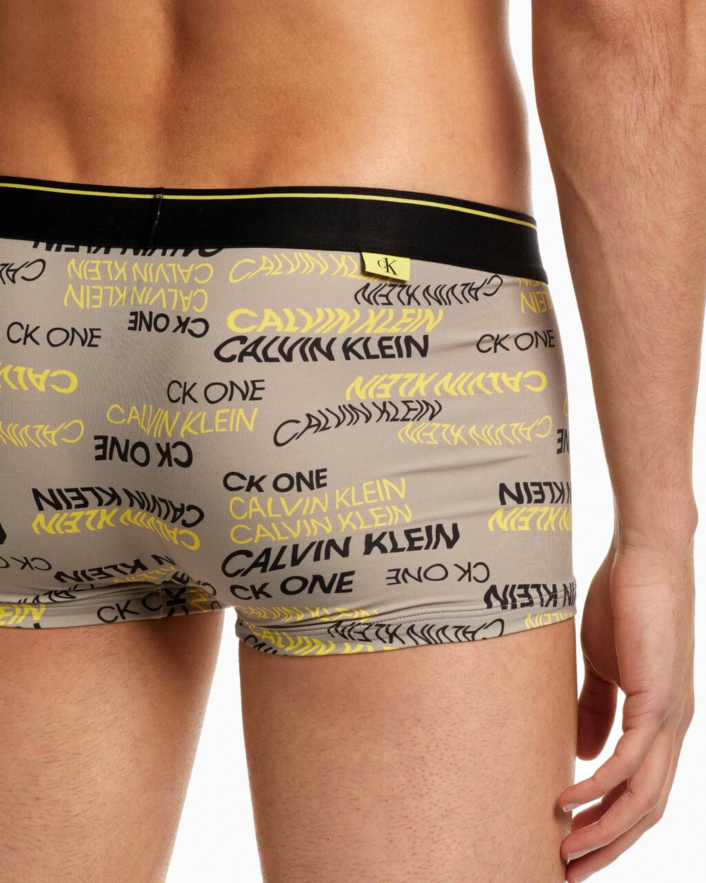CK ONE PRINT MICRO LOW RISE TRUNKS, 10210 LOGO WARP PRINT+SATELLITE, hi-res