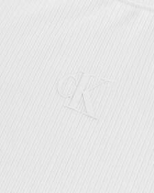 MONOGRAM 側褶 T 裇, Bright White, hi-res