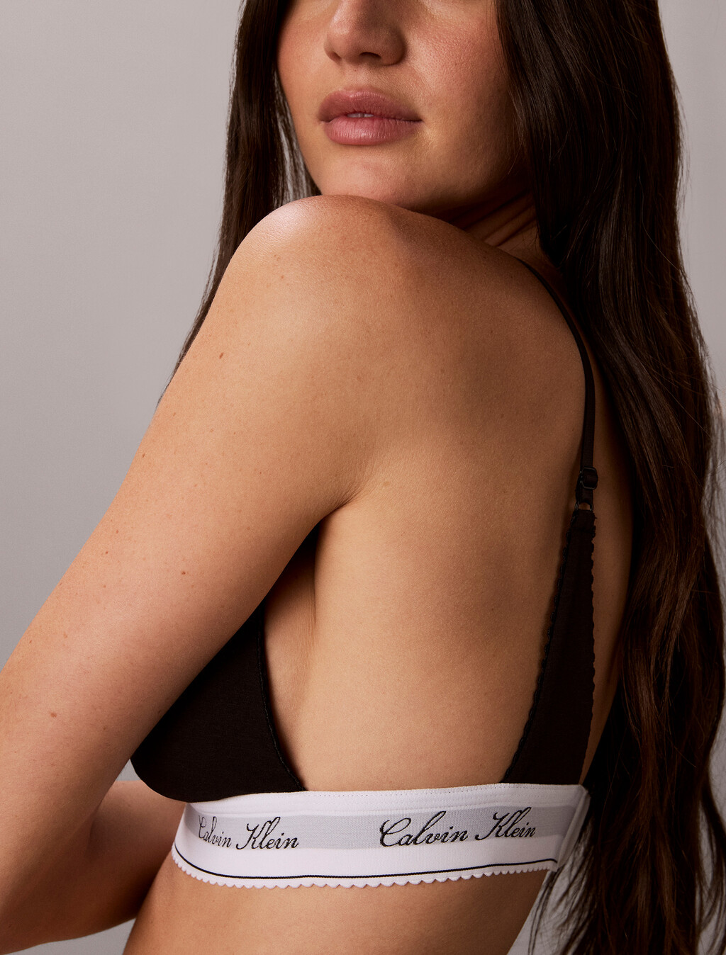 Triangle Bra - Icon Cotton Modal, Black, hi-res
