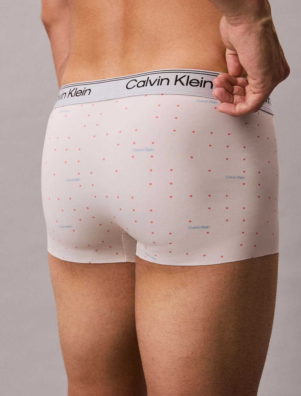 Low Rise Trunks - Micro Stretch Cooling, PLOTTED LOGO_CHALK, hi-res