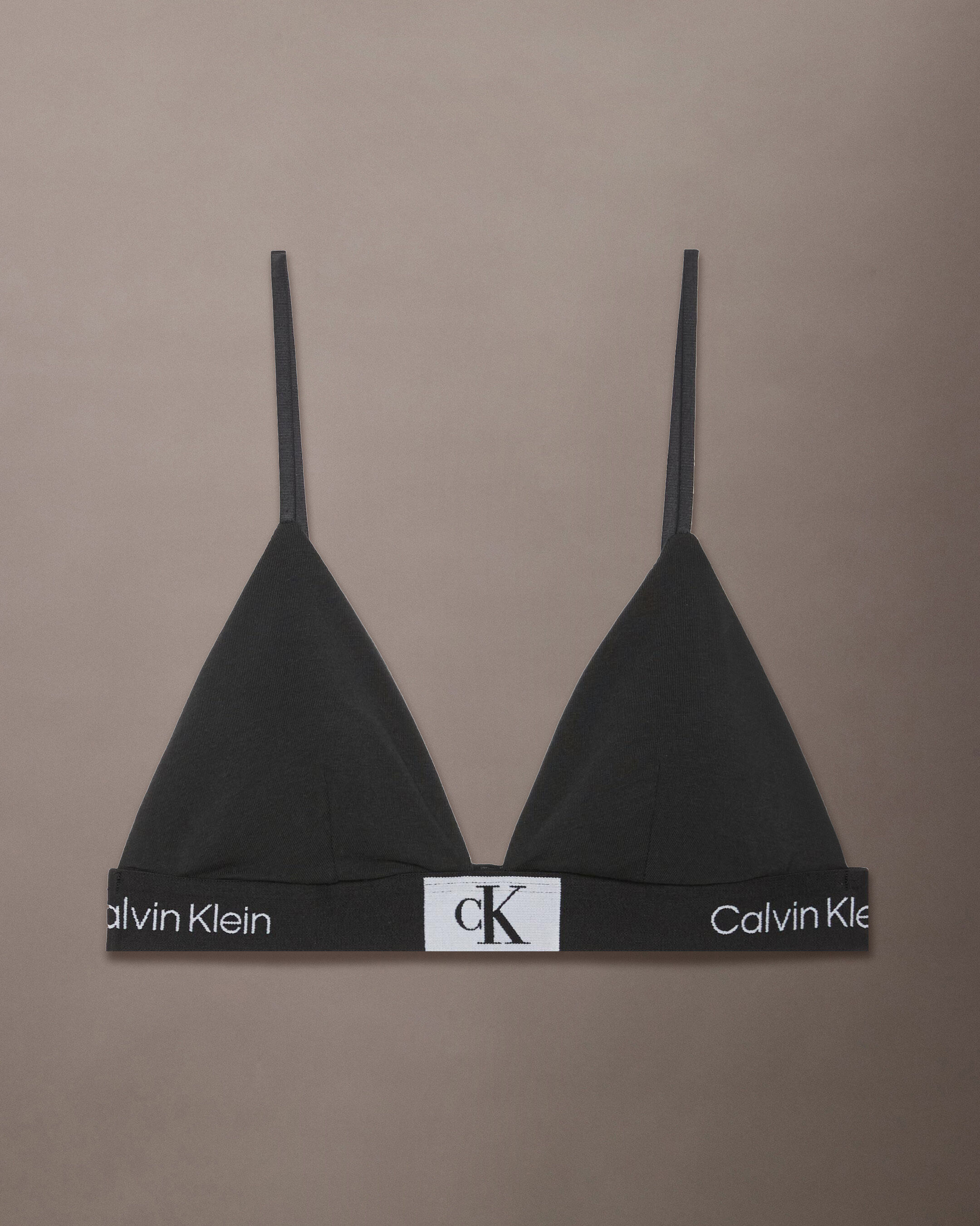 Calvin klein hotsell black triangle bra